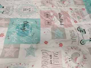 Edredón infantil estampado niña incluye accesorios