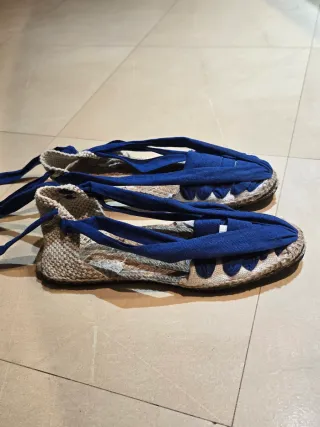 Esparteñas Azules Fiesta Mayor FM  Talla 40