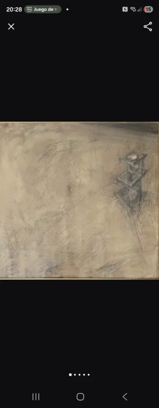 Obra de Joan Cruspinerà lápiz sobre papel