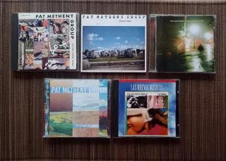 Lote 5 CDs Pat Metheny Group Jazz