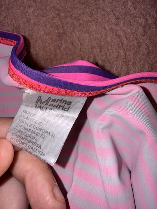 Braga de bikini talla M marine madrid bañador