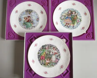 Set 3 Piatti Royal Doulton S. Valentino 1980-82