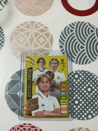 Carta Adrenalyn 22/23 Modric Balón de Oro Excellen
