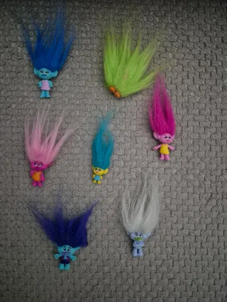 Lote de 7 Muñecos Trolls