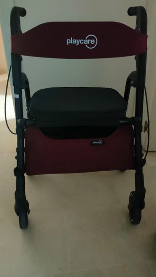 Andador para mayores con asiento