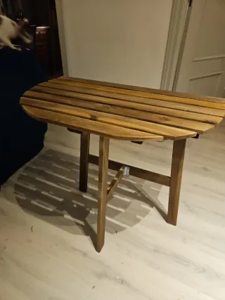 Mesa plegable de madera Ikea