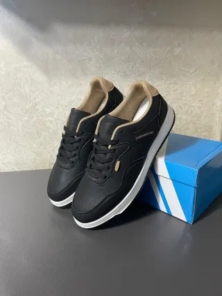 Sneakers Leerd Uomo Nere 45 Nuove