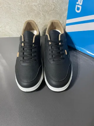 Sneakers Leerd Uomo Nere 45 Nuove