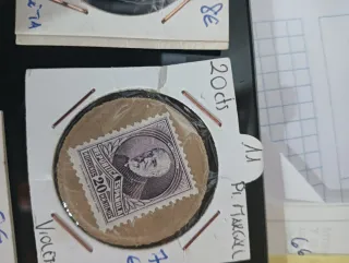 Sello Correos República Española 20 cts