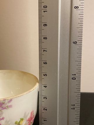 Antigua Taza Limoges W. Guérin - Siglo XIX/XX