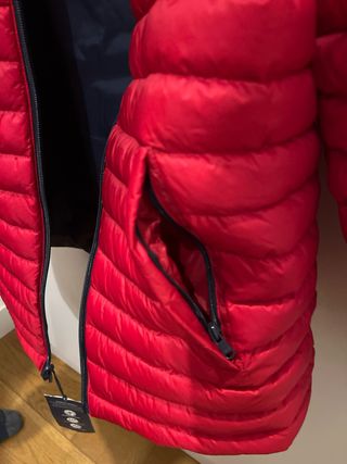 Chaqueta JOTT reversible azul y roja