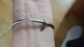 Pulsera Lotus Plata y Gris