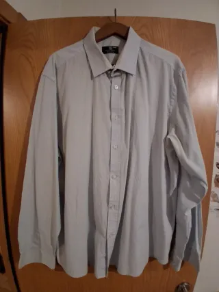 Camisa de hombre TEX azul talla XXL