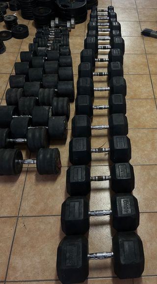 Mancuernas Hexagonales y Redondas