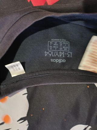 Camiseta Adidas Deportiva Negra