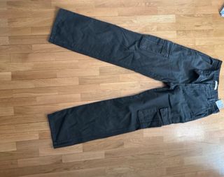 Pantalones cargo mujer negros