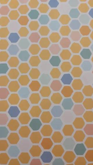 Hojas Scrapbooking 30x30 cm tematica abejas y flor