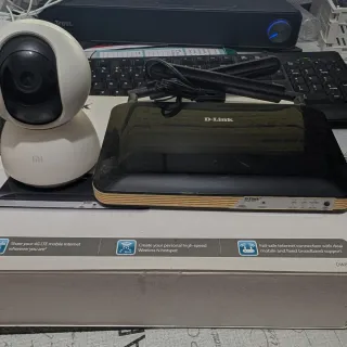 Kit Cámara Vigilancia + Router 4G D-Link