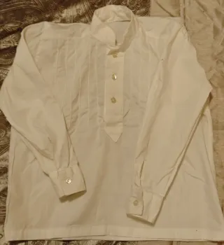 Camisa Fallero Niño Blanca