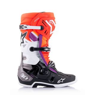 BOTAS TECH 10 ALPINESTARS NARANJA