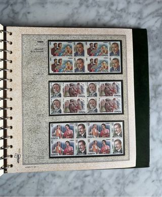 Album de sellos Efilcar bloque de 4