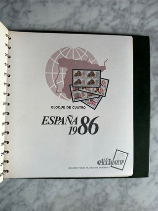 Album de sellos Efilcar bloque de 4