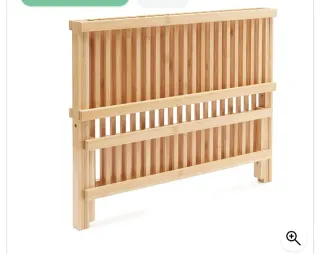 Escurridor de platos de bambú