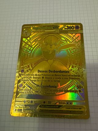 Mega Gardevoir EX Dorada Carta Pokémon
