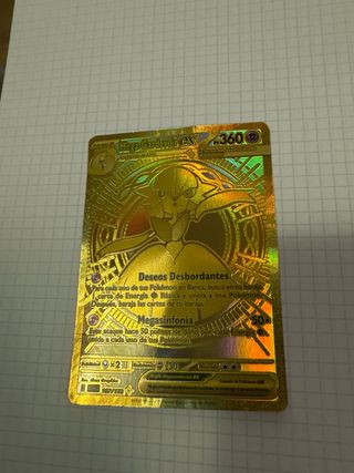 Mega Gardevoir EX Dorada Carta Pokémon
