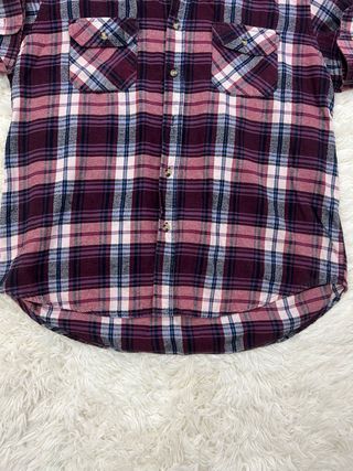Camisa franela cuadros mujer Talla L