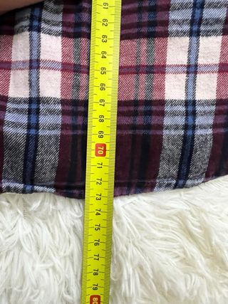 Camisa franela cuadros mujer Talla L