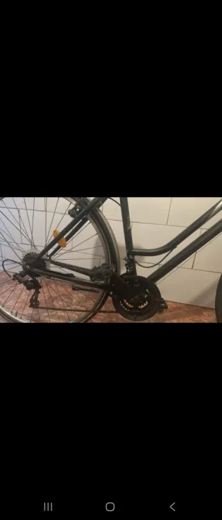 Bicicleta urbana negra BOSTON