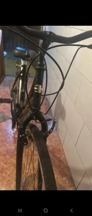 Bicicleta urbana negra BOSTON