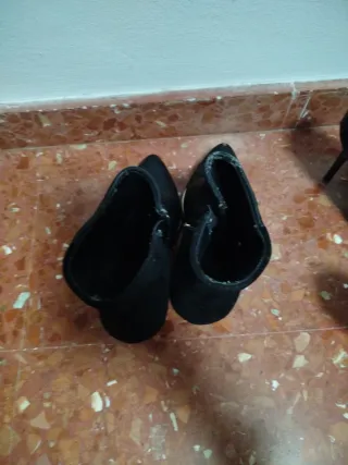 Botines negros tacón alto