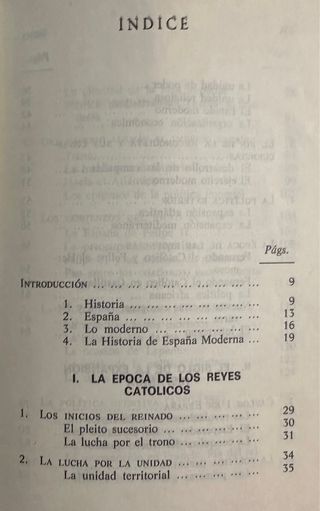 Historia de España Moderna y Contemporánea. 1ª ed.