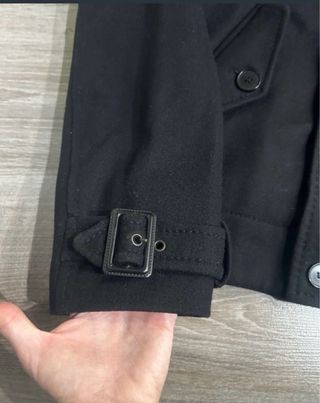 Chaqueta de paño H&M negra Talla L