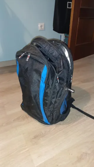 Mochila Siux Diablo Negra y Azul