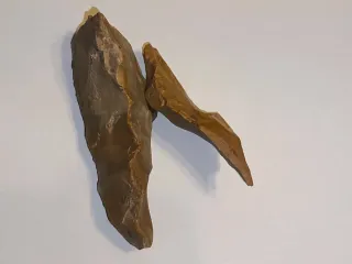 Perforador y raspador Neolítico auténtico