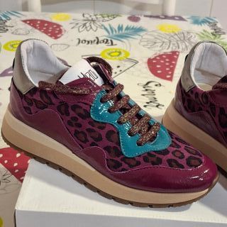 Zapatillas Vaddia Mujer 37 Morado animal print
