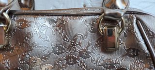 Liu Jo Borsa grande in ecopelle metallizzata goffr