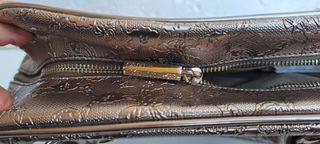 Liu Jo Borsa grande in ecopelle metallizzata goffr