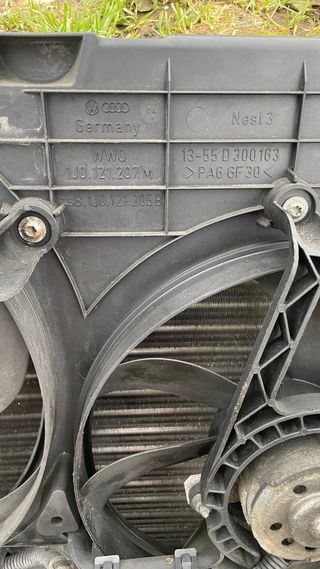 Radiador + electroventilador Seat Leon 1M