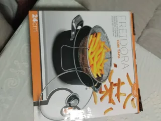 Freidora 24cm con Tapa