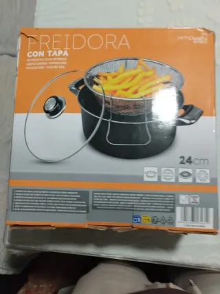 Freidora 24cm con Tapa