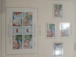 Álbum y colección de sellos 1976-1983