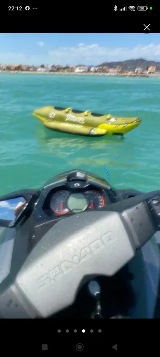 Inchable acuático para pantano o mar