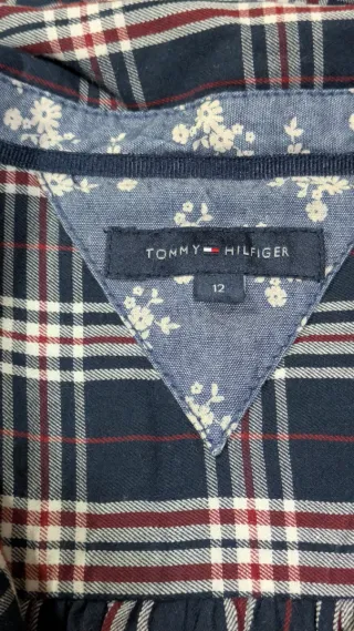 Vestido Tommy Hilfiger niña cuadros