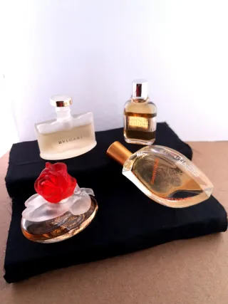 Miniaturas Perfumes Bvlgari y Givenchy