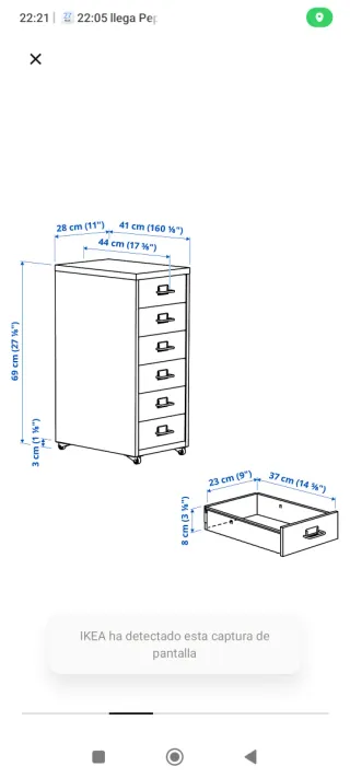 Cajonera Metálica Ikea