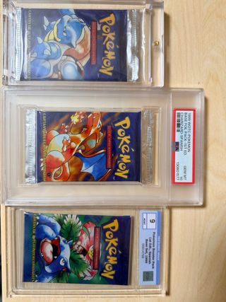 Sobres Pokémon 1ª Ed. Full arts PSA10